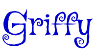 Griffy font